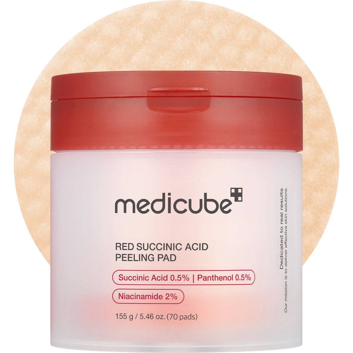 Red Succinic Acid Panthenol Pads N6
