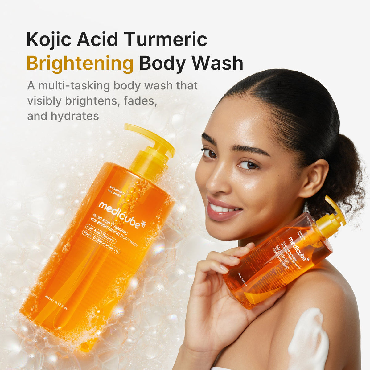Kojic Acid Turmeric Brightening Body Wash X4
