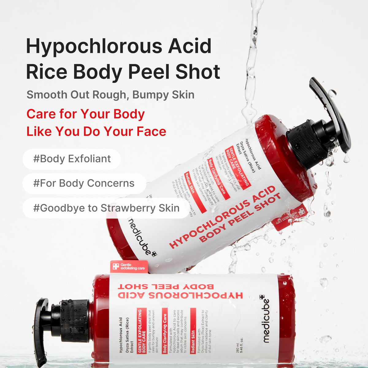 Hypochlorous Acid Rice Body Peel Shot L4