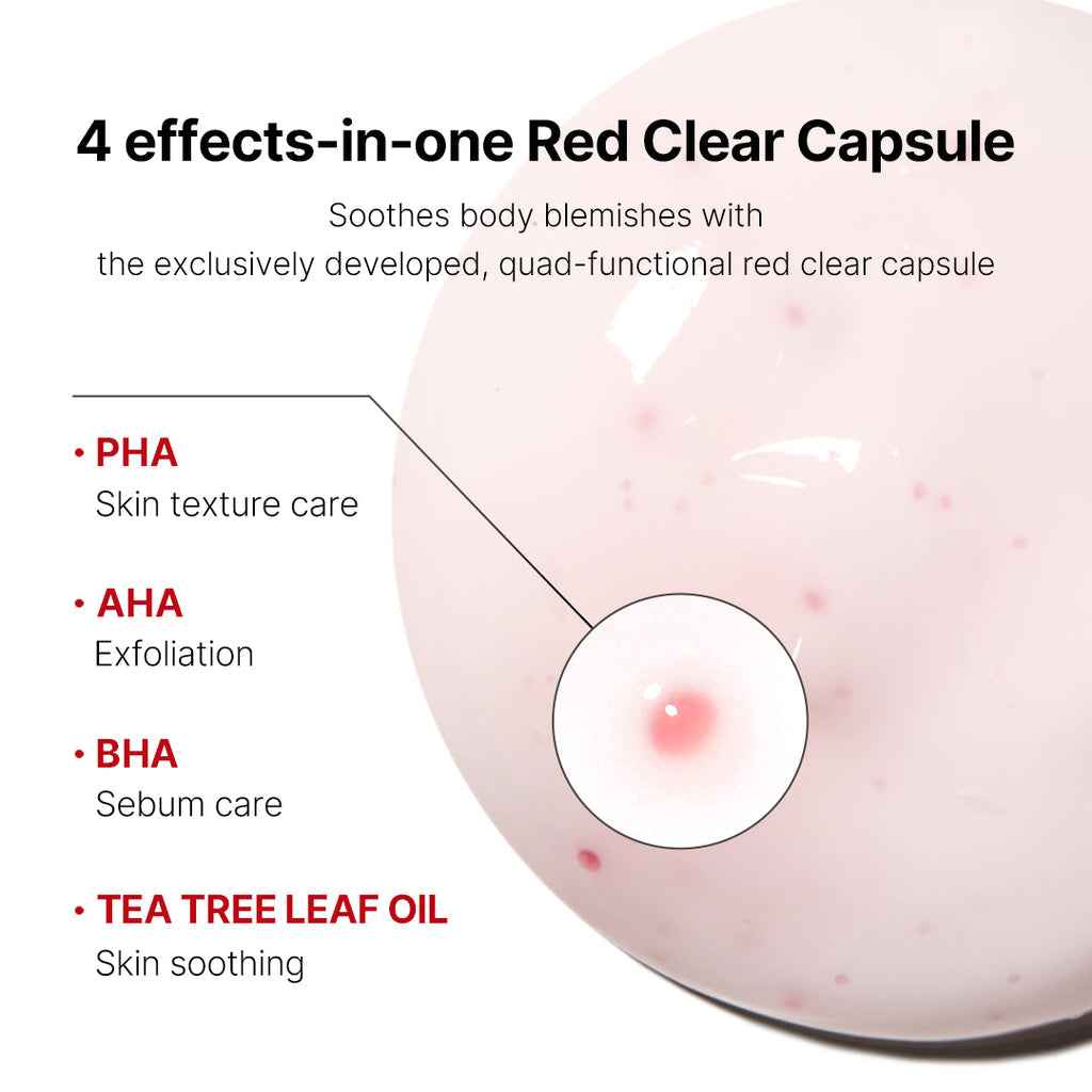 Red Clear Capsule Body Lotion A5