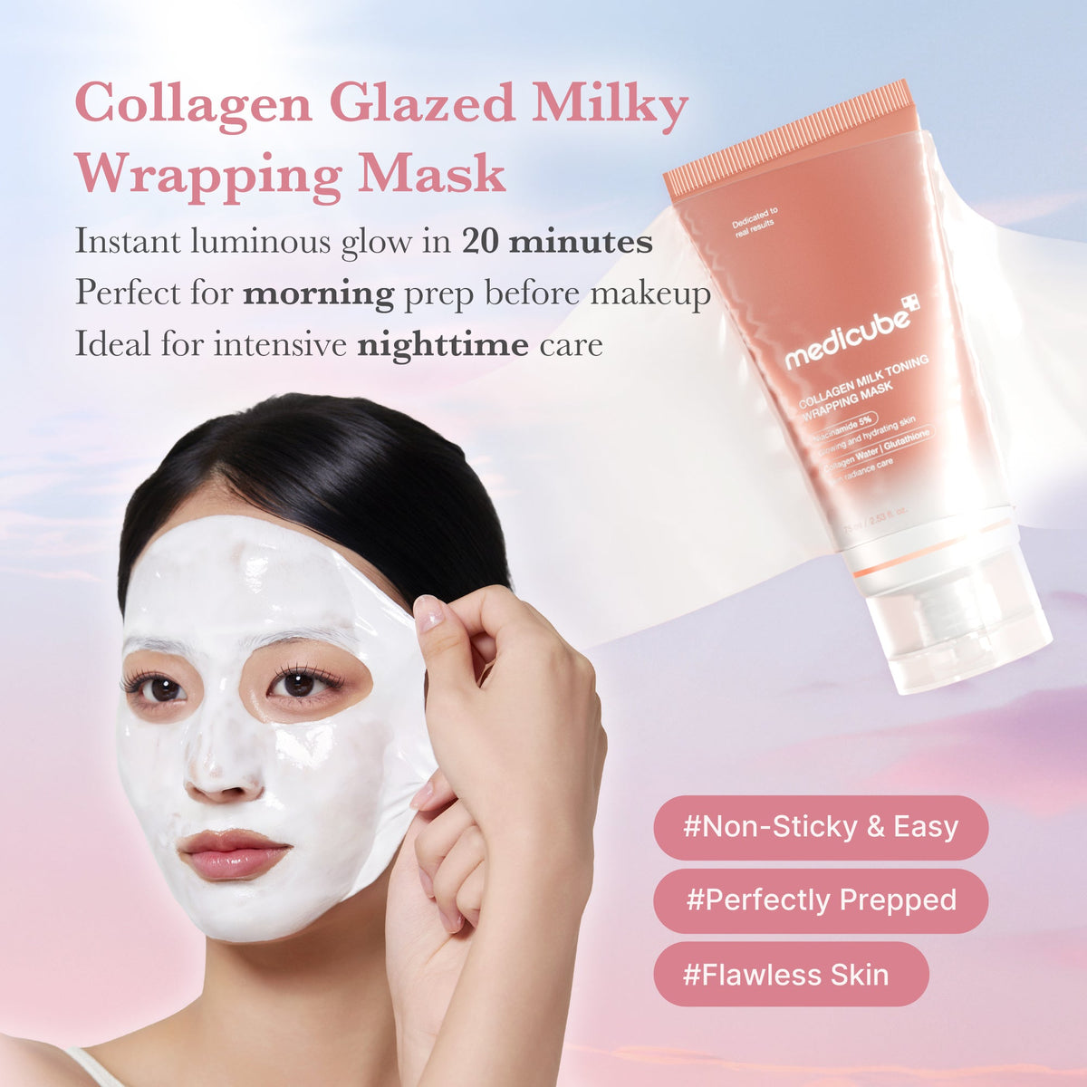 Collagen Milky Glow Daytime Wrapping Mask W9