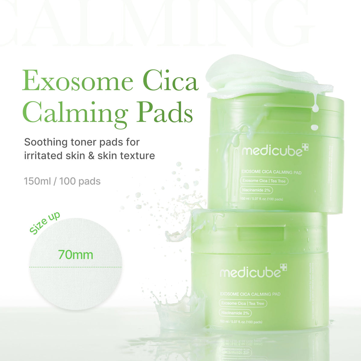 Exosome Cica Calming Toner Pads V1