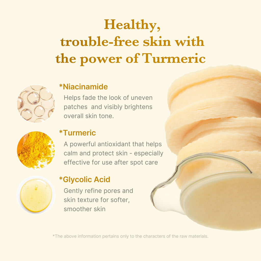 Kojic Acid Tumeric Toner Pad P5