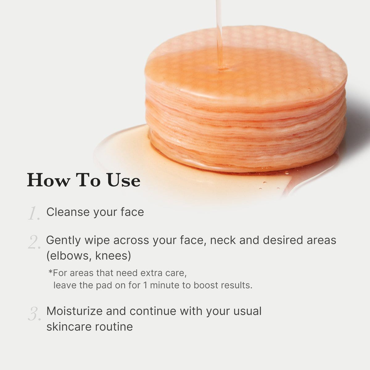 Red Succinic Acid Panthenol Pads N6