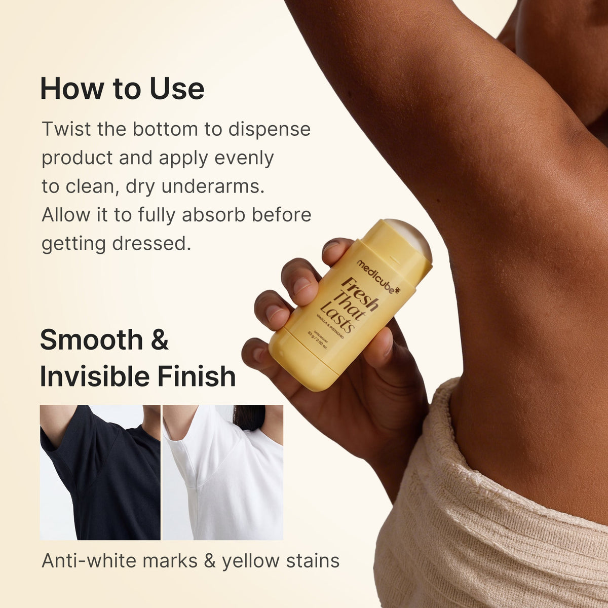 Kojic Acid Brightening Deodorant (Vanilla & Pistachio) G6