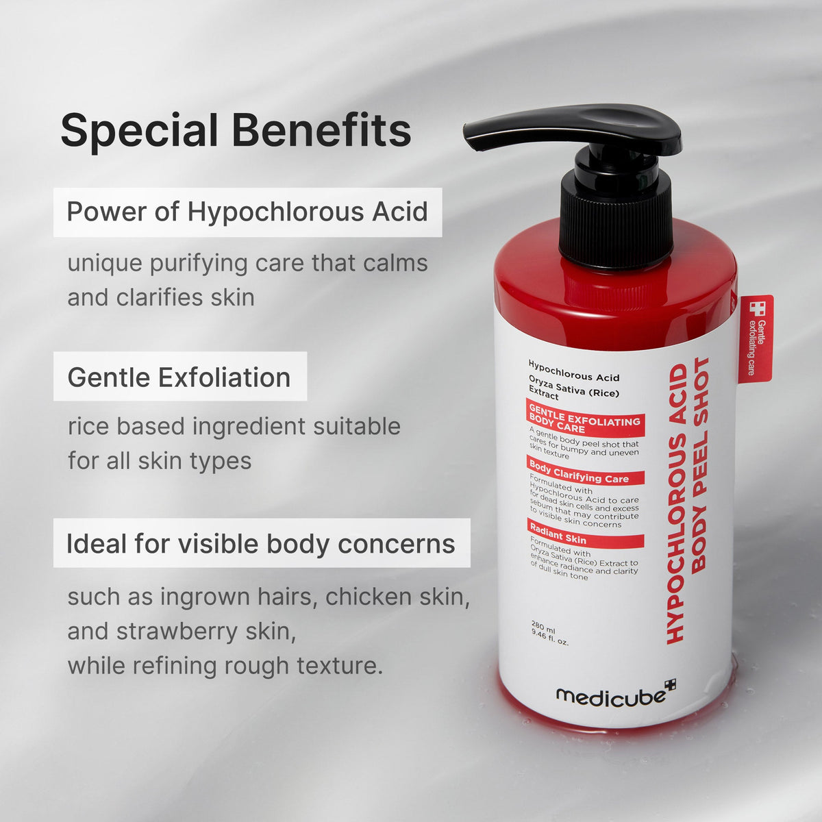 Hypochlorous Acid Rice Body Peel Shot L4