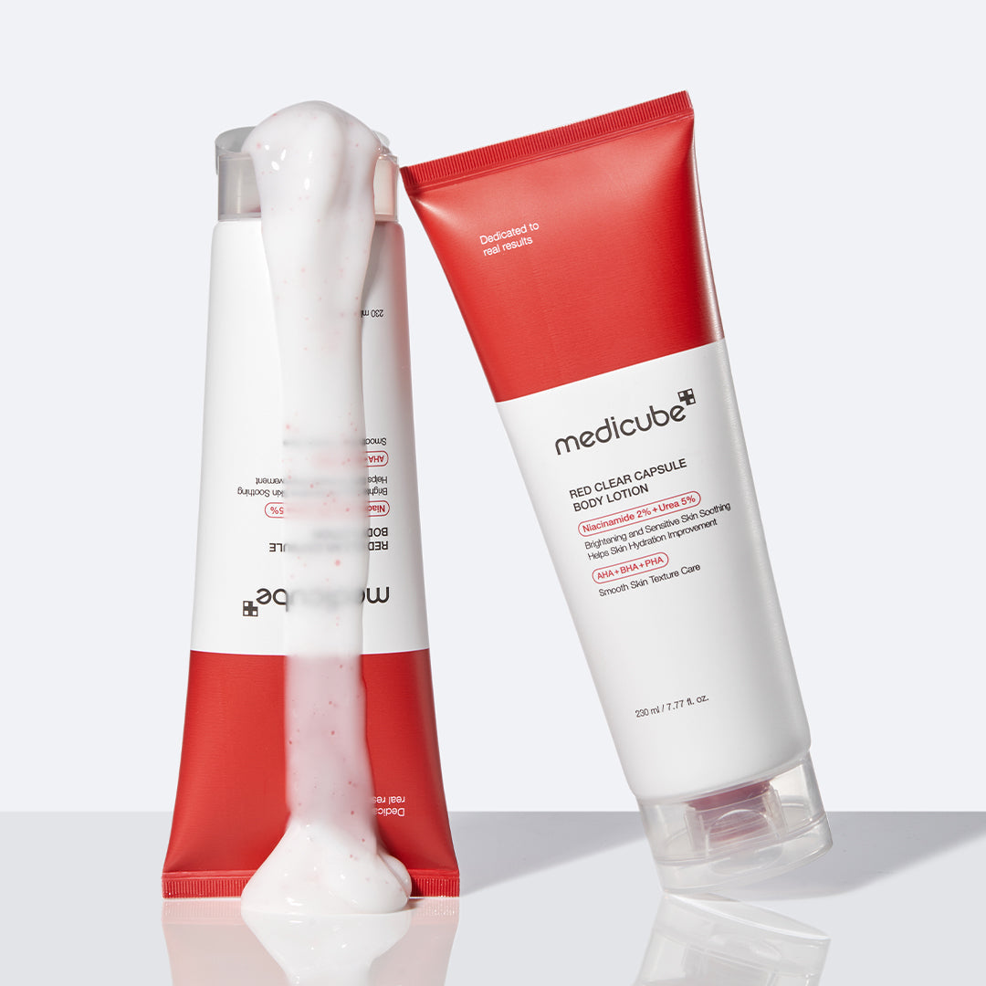Red Clear Capsule Body Lotion A5