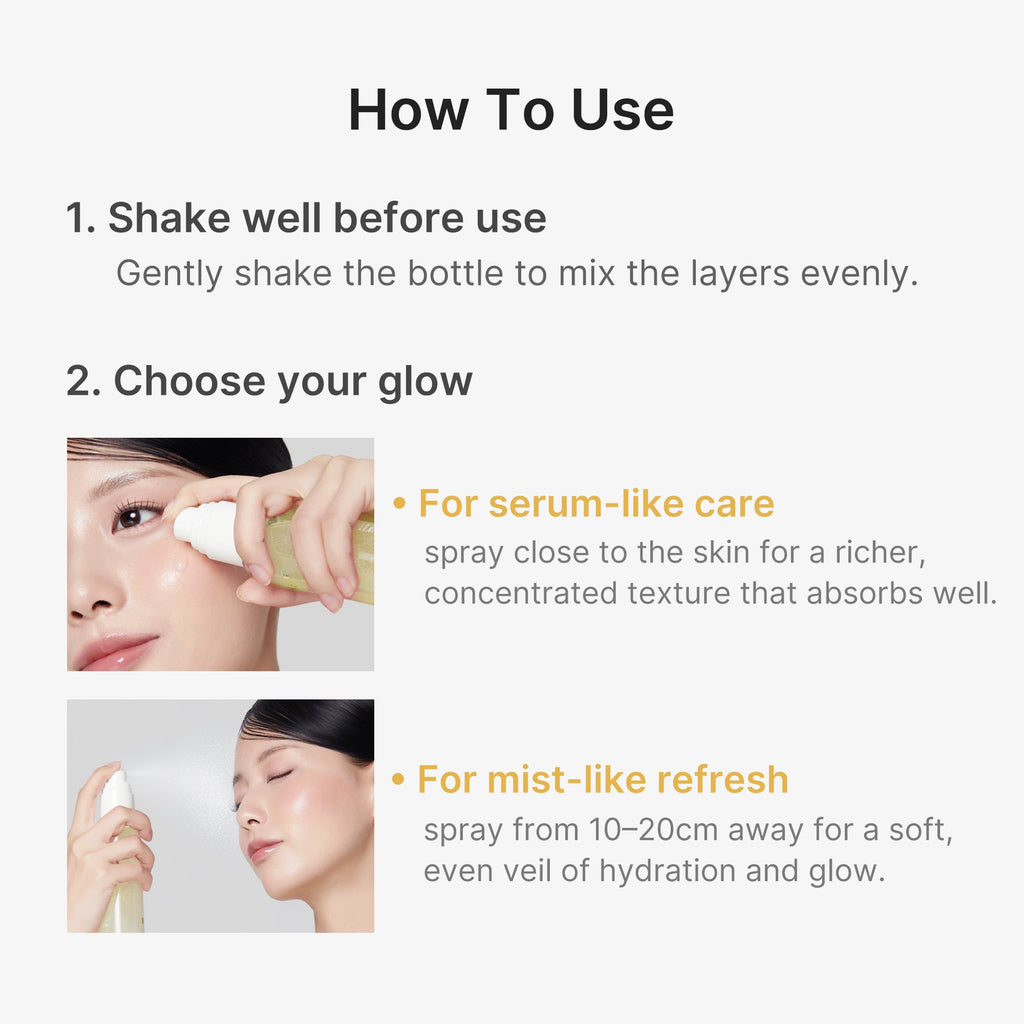 Kojic Acid Turmeric Vitamin Gold Jelly Mist Serum B1