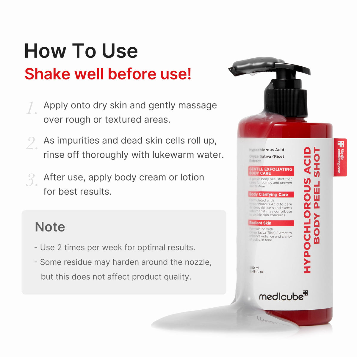 Hypochlorous Acid Rice Body Peel Shot L4