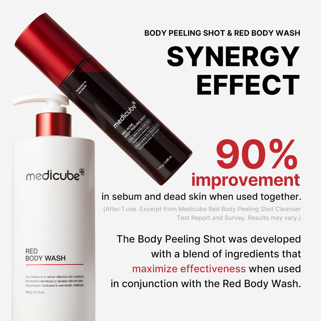 Red Body Peeling Shot Cleanser H4