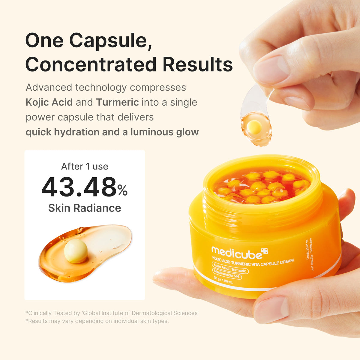 Kojic Acid Turmeric Vita Capsule Cream D0