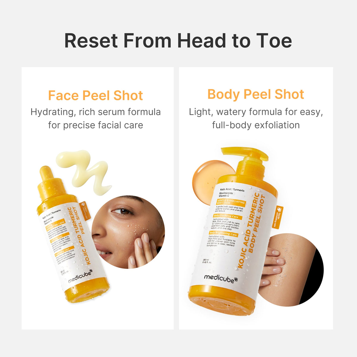 Kojic Acid Turmeric Body Peel Shot T1