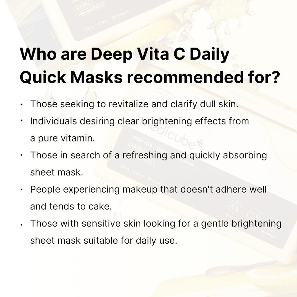 Deep Vita C Daily Quick Masks Q0