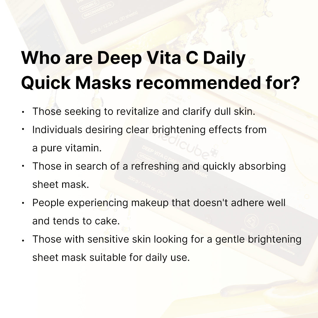 Deep Vita C Daily Quick Masks Q0