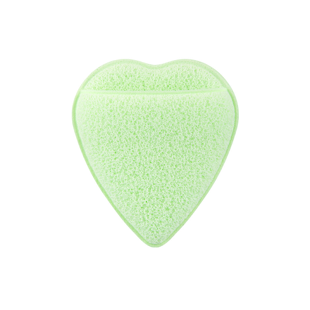Clover Heart Facial Sponge Q5