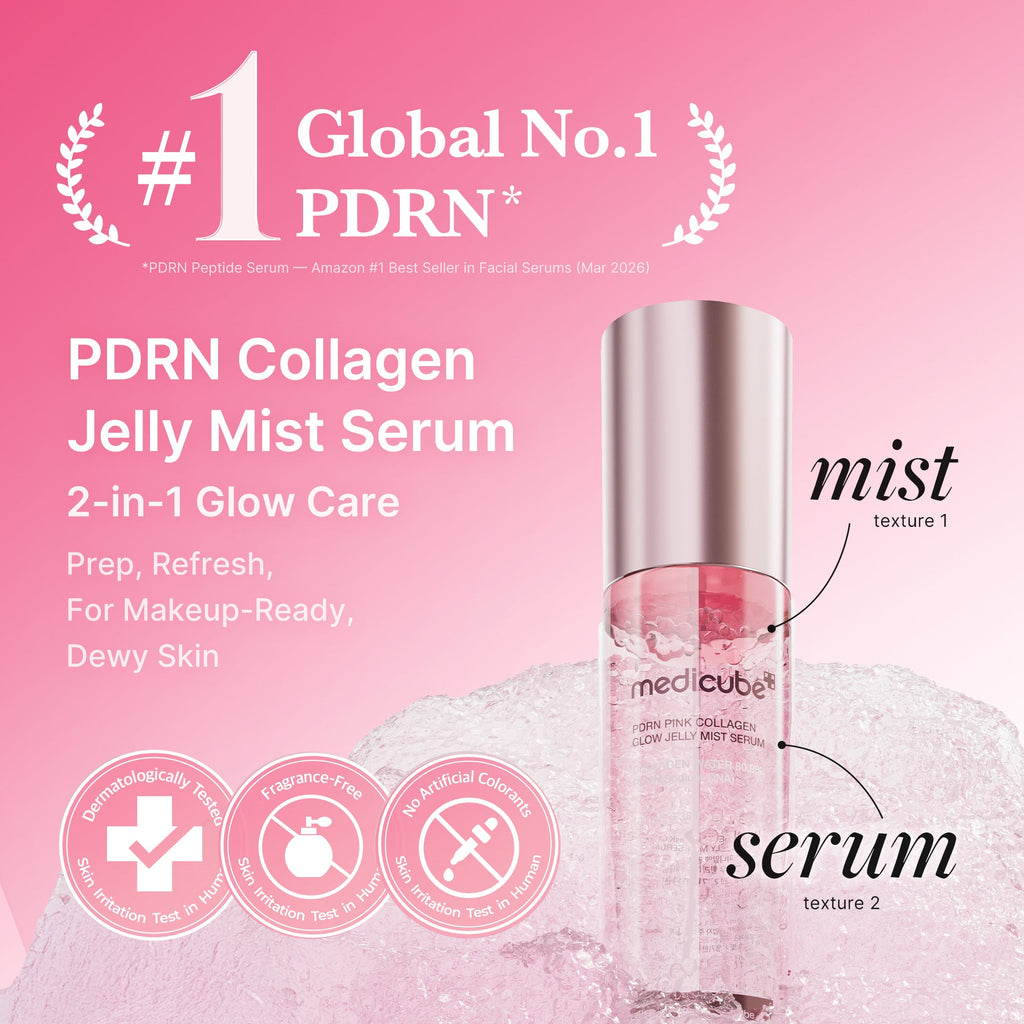 PDRN Pink Collagen Glow Jelly Mist Serum L7