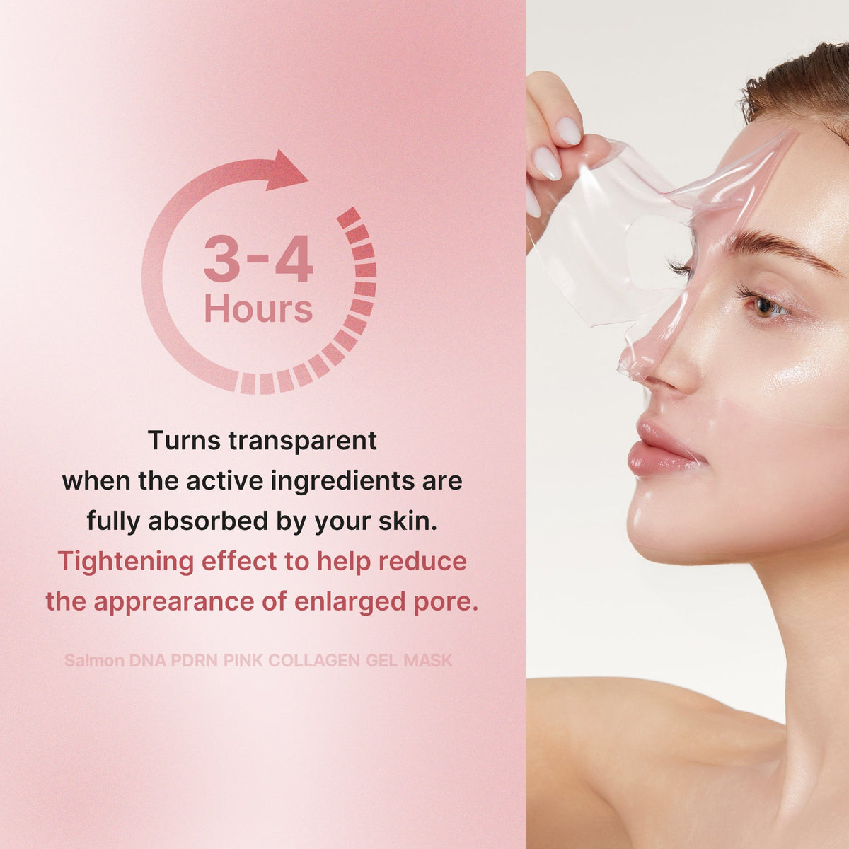 Salmon PDRN Pink Collagen Jelly Gel Mask T8