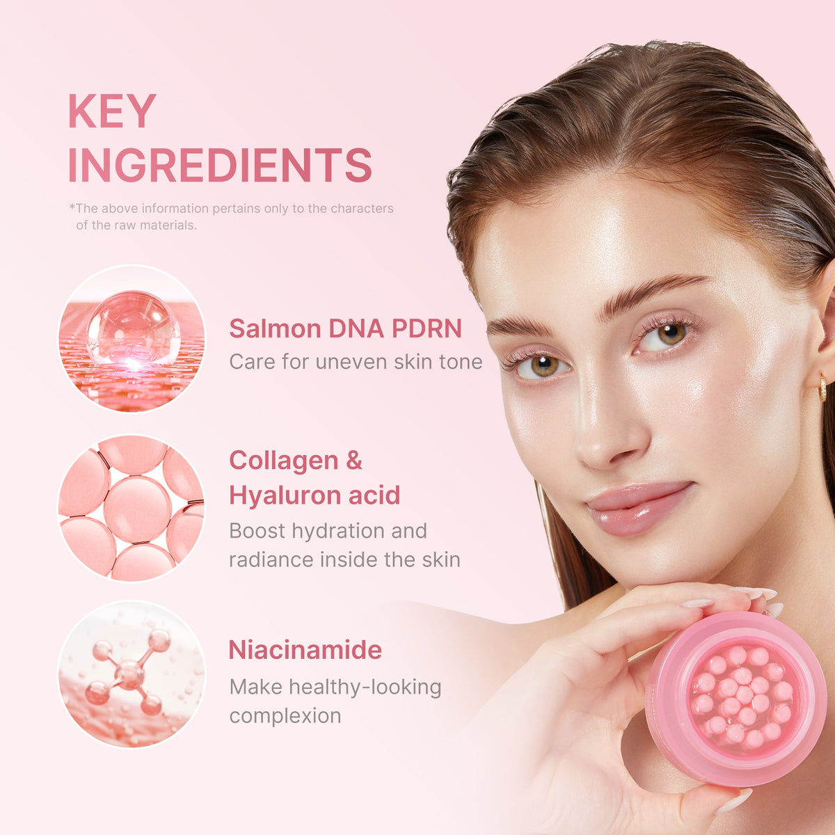 PDRN Pink Collagen Capsule Cream X3