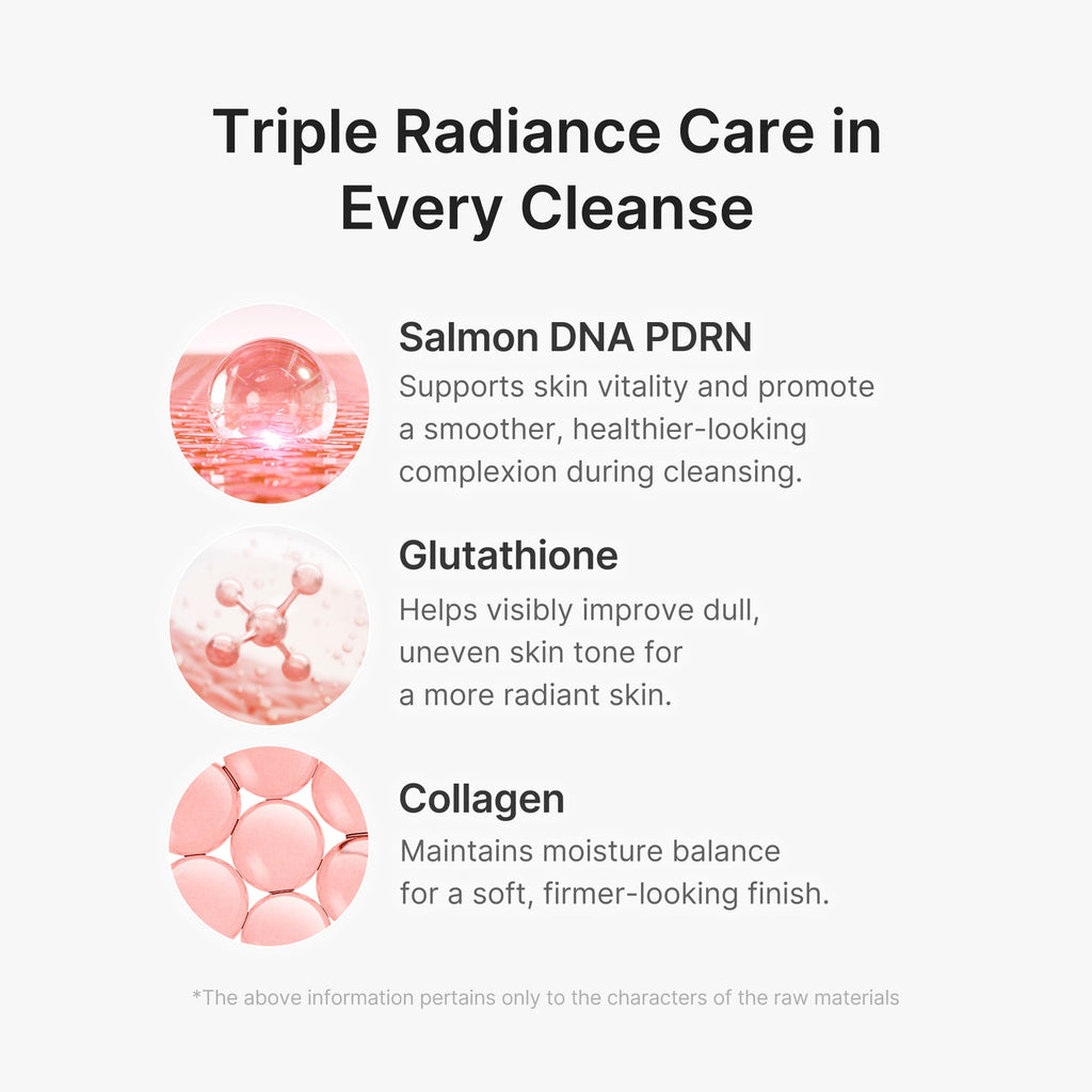 PDRN Pink Glutathione Capsule Foam Cleanser Z3