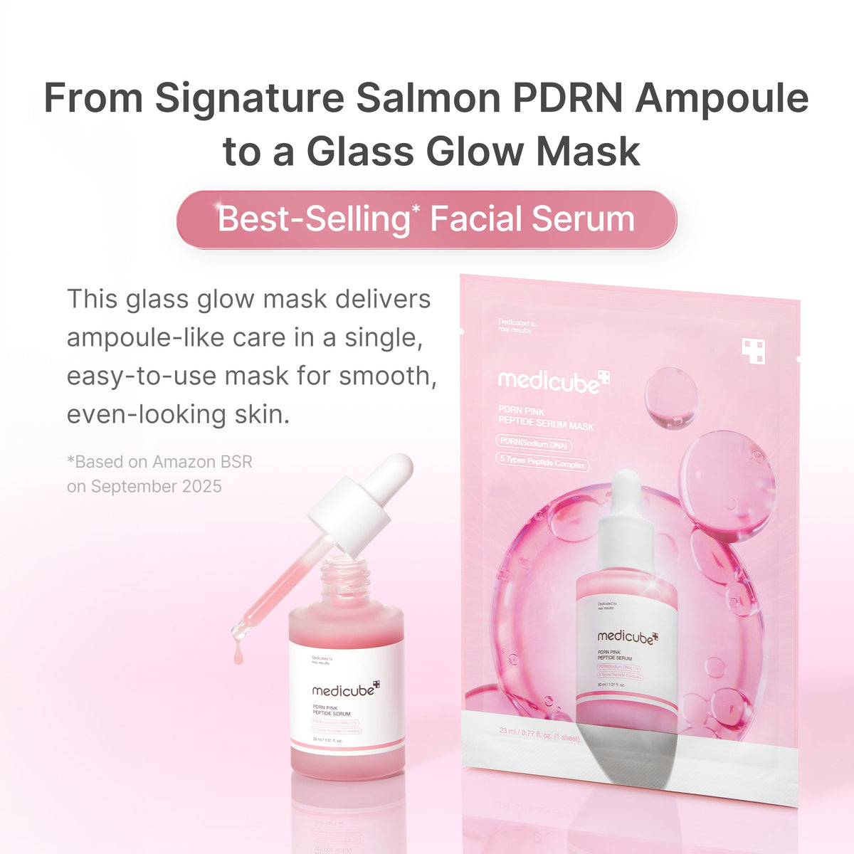 PDRN Pink Peptide Ampoule Mask X5