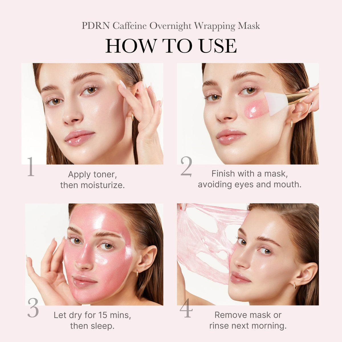 PDRN Pink Caffeine Overnight Wrapping Mask B3