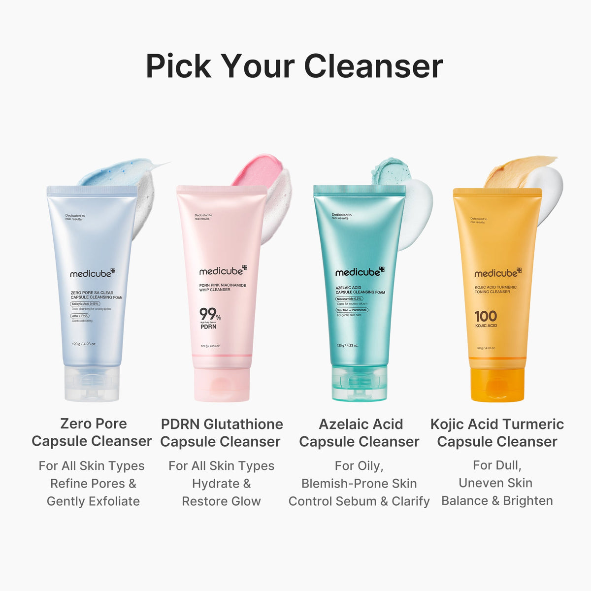 PDRN Pink Glutathione Capsule Foam Cleanser Z3