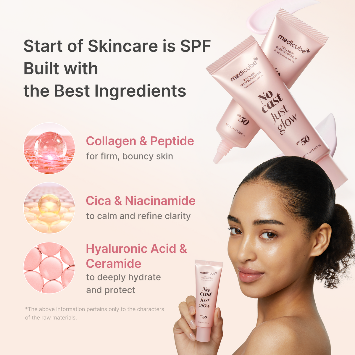 No Cast Just Glow Collagen Sunscreen Y9